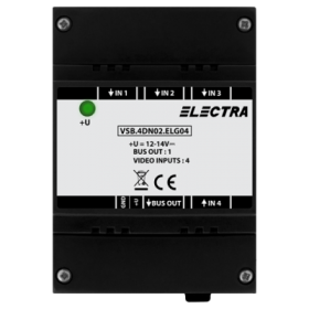 Doza selectie video, 4 intrari video SMART - ELECTRA VSB.4DN02.ELG04