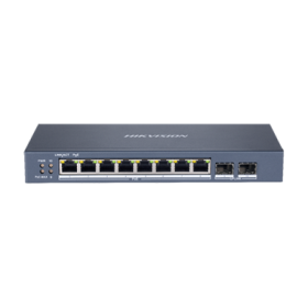 Switch 8 porturi Gigabit PoE, 2 port SFP uplink, SMART Management - HIKVISION DS-3E1510P-SI