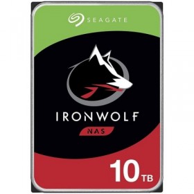 HDD NAS SEAGATE IronWolf 10TB CMR (3.5", 256MB, 7200RPM, RV Sensors, SATA 6Gbps, Rescue Data Recovery Services 3 ani, TBW: 180TB
