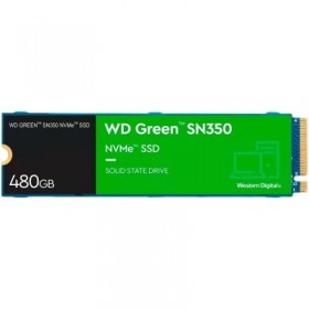 SSD WD Green SN350 480GB M.2 2280 PCIe Gen3 x3 NVMe TLC, Read/Write: 2400/1650 MBps, IOPS 250K/170K, TBW: 60