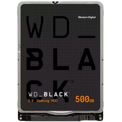 HDD Mobile WD Black 500GB SMR (2.5'', 64MB, 7200 RPM, SATA 6Gbps)