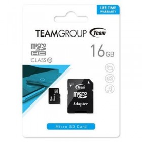 MICRO SD CARD 16GB CU ADAPTOR TEAMGROUP