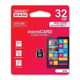 MICRO SD CARD 32GB CLS 10 GOODRAM