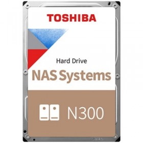 HDD NAS TOSHIBA 12TB N300 CMR, 3.5'', 256MB, 7200RPM, SATA, RV Sensor, TBW: 180