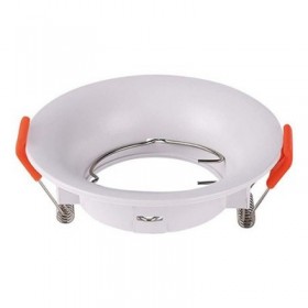 CORP SPOT GU10 ROTUND 88X40MM - ALB