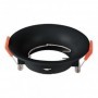 CORP SPOT GU10 ROTUND 88X40MM - NEGRU