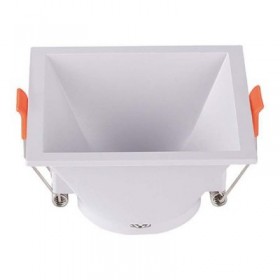 CORP SPOT GU10 PATRAT 93X93X55MM - ALB