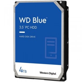 HDD Desktop WD Blue 4TB SMR (3.5'', 256MB, 5400 RPM, SATA 6Gbps)