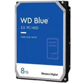 HDD Desktop WD Blue 8TB CMR (3.5'', 128MB, 5640 RPM, SATA 6Gbps)