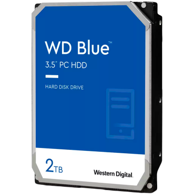 HDD Desktop WD Blue 2TB SMR (3.5'', 256MB, 7200 RPM, SATA 6Gbps)