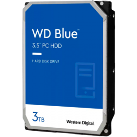 HDD Desktop WD Blue 3TB SMR (3.5'', 256MB, 5400 RPM, SATA 6Gbps)