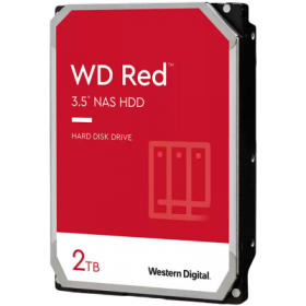 HDD NAS WD Red 2TB SMR (3.5'', 256MB, 5400 RPM, SATA 6Gbps, 180TB/year)