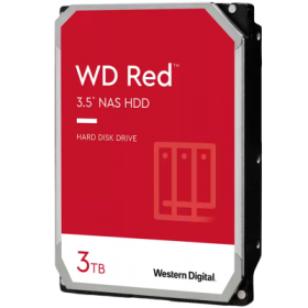 HDD NAS WD Red 3TB SMR (3.5'', 256MB, 5400 RPM, SATA 6Gbps, 180TB/year)