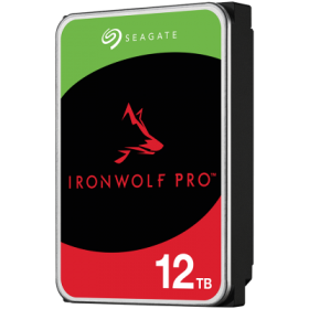 HDD NAS SEAGATE IronWolf Pro 12TB CMR (3.5", 256MB, SATA 6Gbps, 7200RPM, RV Sensors, Rescue Data Recovery Services 3 ani)
