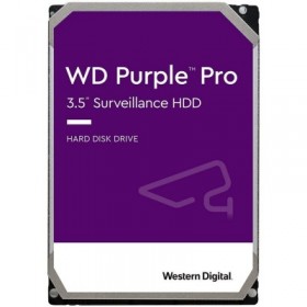 HDD Video Surveillance WD Purple Pro 12TB CMR (3.5'', 256MB, 7200 RPM, SATA 6Gbps, 550TB/year)