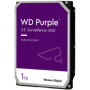 HDD Video Surveillance WD Purple 1TB CMR (3.5'', 64MB, 5400 RPM, SATA 6Gbps, 180TB/year)