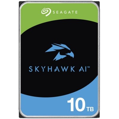 HDD Video Surveillance SEAGATE SkyHawk AI 10TB CMR (3.5", 256MB, SATA 6Gbps, RV Sensors, Rescue Data Recovery Services 3 ani, 55