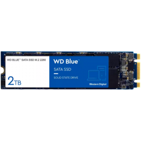 SSD WD Blue 2TB SATA 6Gbps, M.2 2280, Read/Write: 560/530 MBps, IOPS 95K/84K, TBW: 500